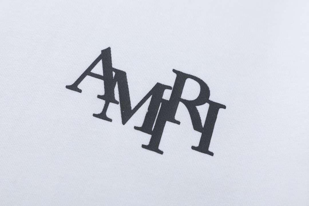 AMIRI 春夏人気セール安い アーミーティーシャツ激安通販 純綿 快適 トップス LOGOプリント 短袖 柔らかい 快適 2色可選_6