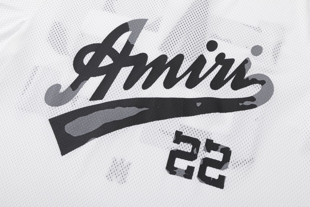AMIRI 夏 新作登場 tシャツヤーン 編み針偽物 プリント 純綿 シンプル 快適 トップス  短袖 柔らかい 2色可選_6