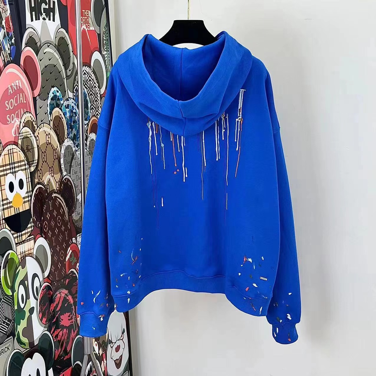 Amiri アミリシャツ激安通販 柔らかい フード付き 人気品 刺繍 プリント 純綿 シンプル トップス 2色可選_3