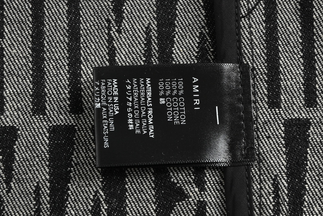 Amiri ラミーシャツとは偽物 シャツ ロゴプリント 半袖 純綿 柔らかい シンプル トップス 男女兼用 ブラック_8