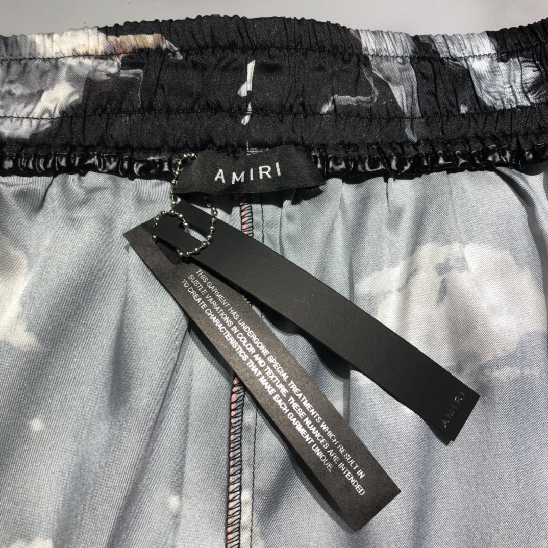 Amiri アミリズボンスーパーコピー ショットパンツ ズボン 純綿 ビーチパンツ 夏 爽やか メンズ 男女兼用 ブラック_8