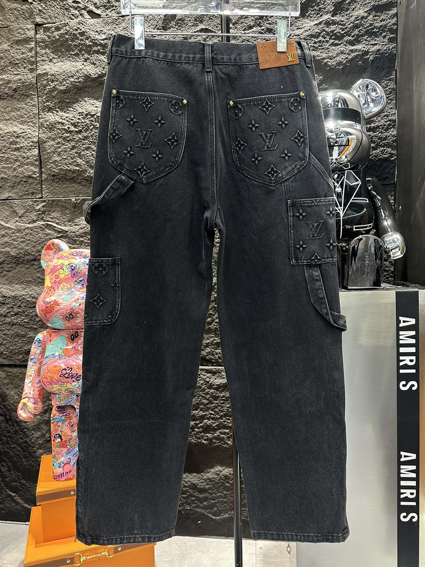 AMIRI 今季欲しい アミリ ズボンコピー デニム 美脚 パンツ 大人気 柔らかい シンプル 激安品 ブラック_6