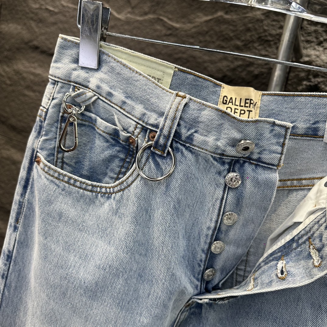 AMIRI あみあみズボンコピー デニム 柔らかい ジンーズ パンツ 通学 筒形ズボン シンプル 人気品 ブルー_8