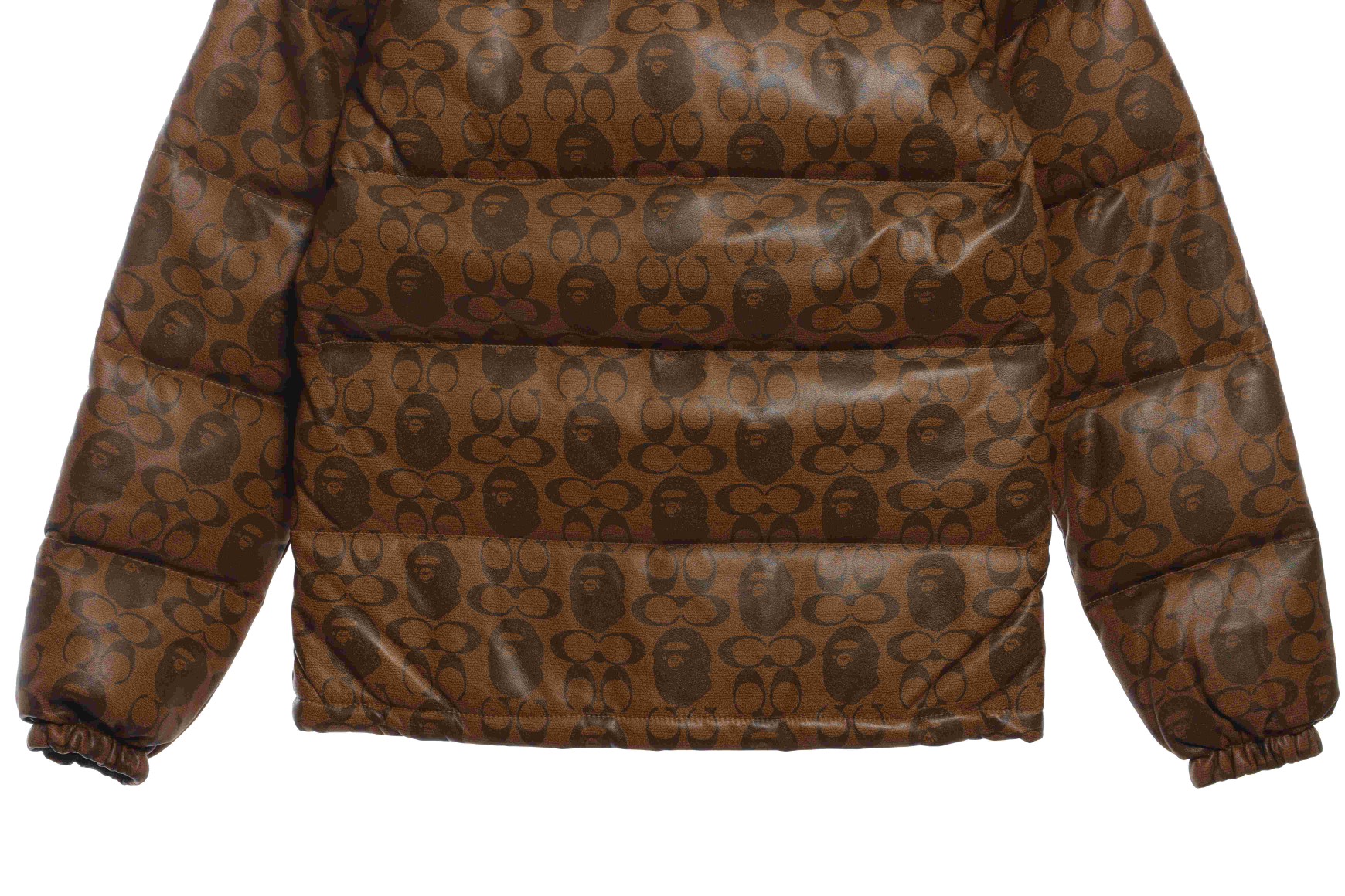 COACHコーチダウンジャケットＮ級品 トップス 厚い 暖かい 防風 保温 柔らかい フワフワ レザー 人気販売 ブラウン_4