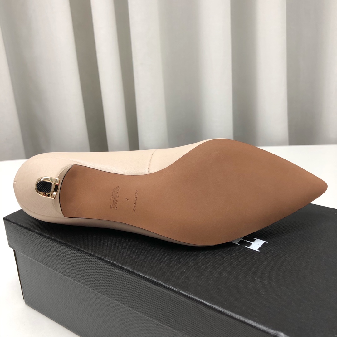 COACHコーチのブーツスーパーコピー ハイビール 底5.5㎝ 歩きやすい 走れるパンプス 痛くない レディース ピンク_9