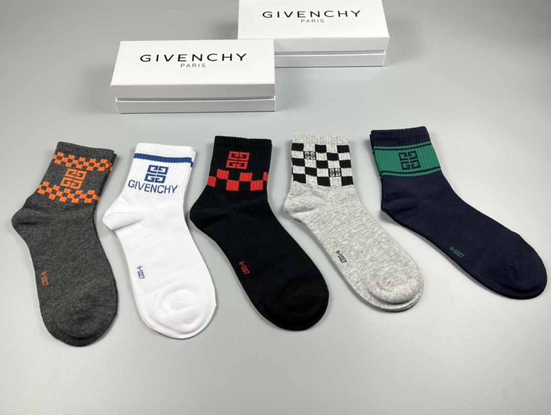 ジバンシースカーフＮ級品 靴下 メンズ 5/10足セット綿 春夏物【抗菌 防臭 】シンプルソックス 人気定番 薄手 吸汗 スポーツ ソックス ビジネス 綿 ショートソックス_1