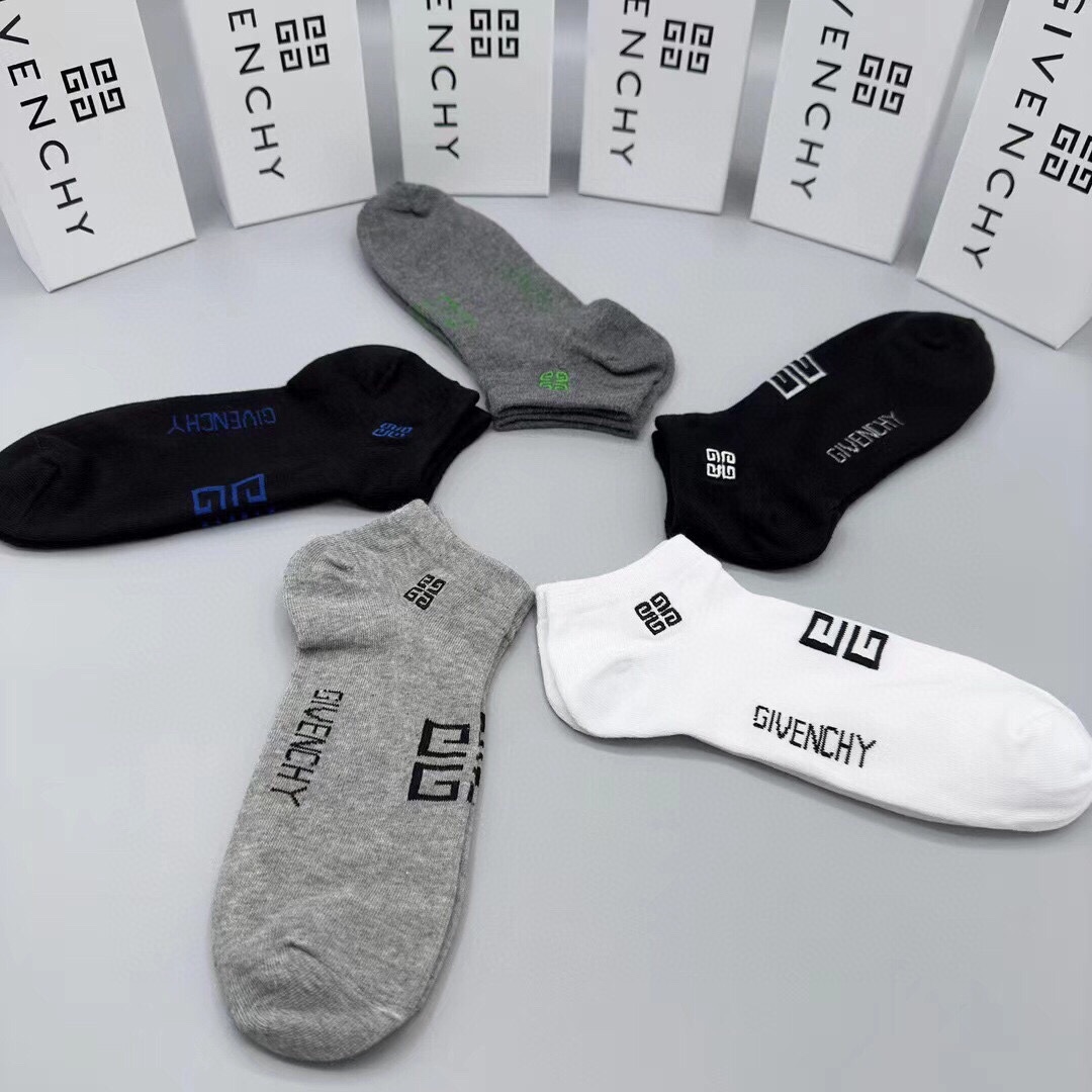 スカーフ ジバンシーコピー 靴下 メンズ 5/10足セット綿 春夏物【抗菌 防臭 】人気定番 薄手 吸汗 スポーツ ソックス ビジネス 綿 ショートソックス_4