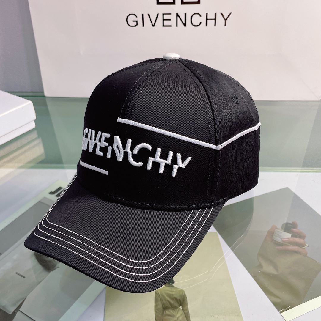 GIVENCHYジバンシーセットアップスーパーコピー キャップ かぶり心地を追求したコットンキャップ ブラック_2