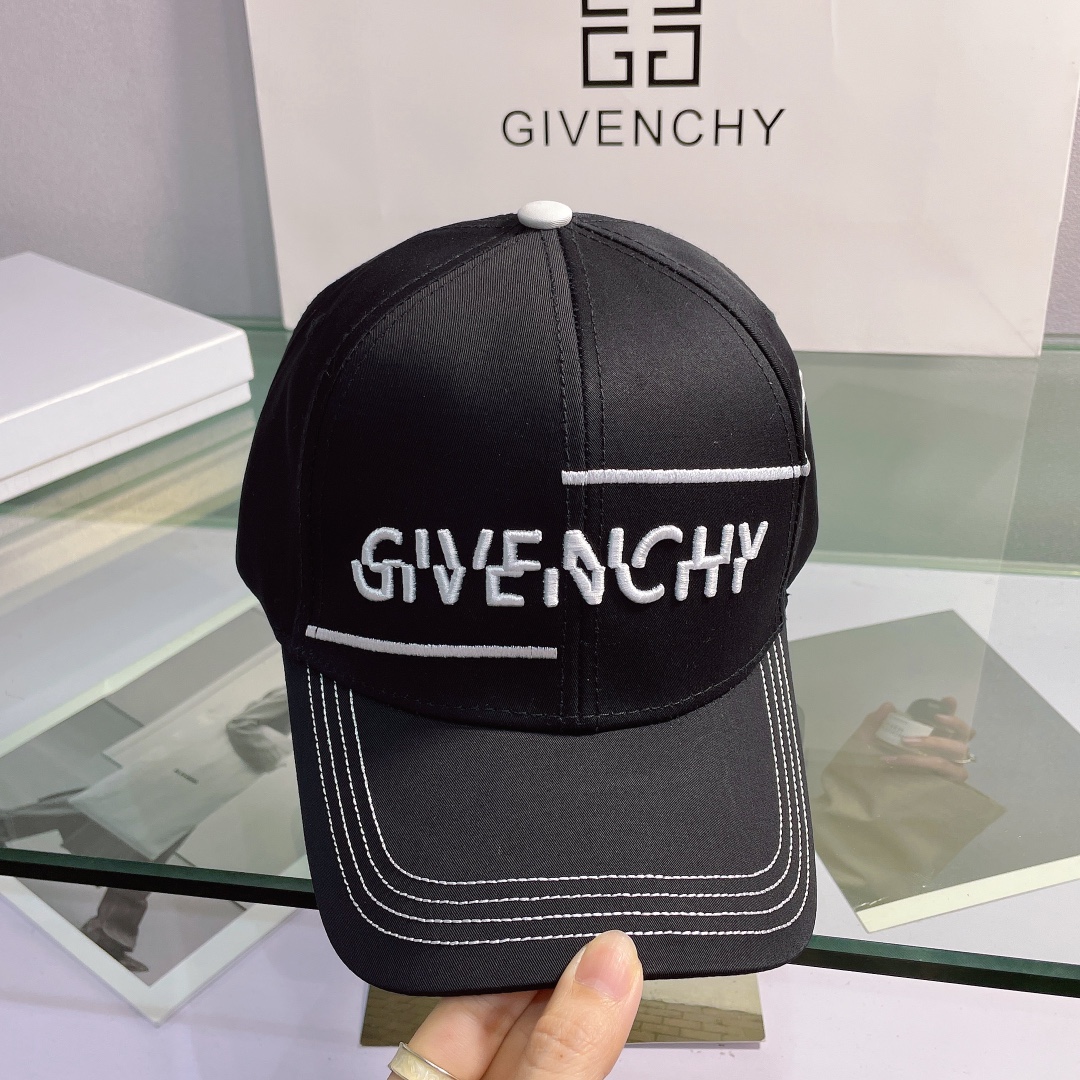 GIVENCHYジバンシーセットアップスーパーコピー キャップ かぶり心地を追求したコットンキャップ ブラック_3
