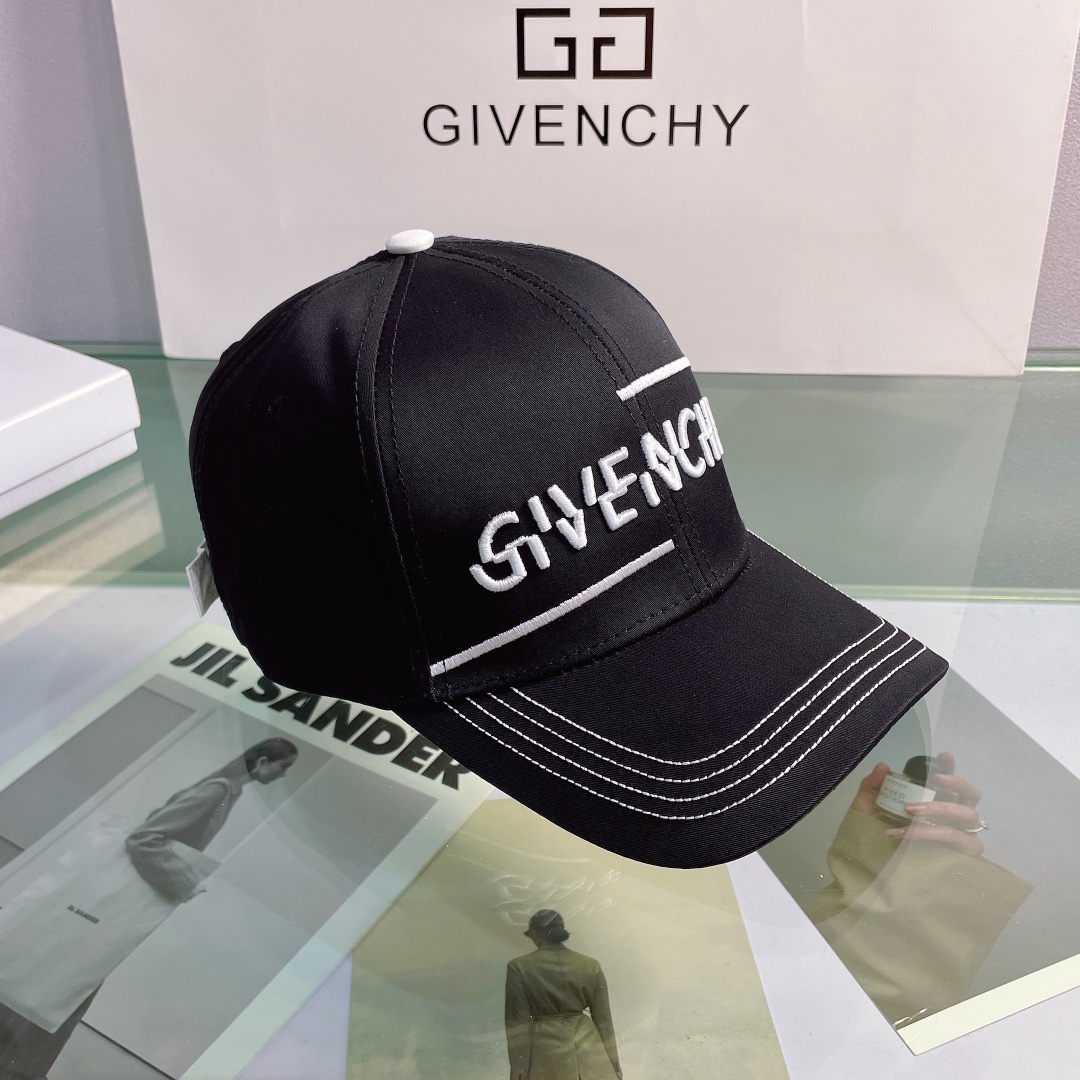 GIVENCHYジバンシーセットアップスーパーコピー キャップ かぶり心地を追求したコットンキャップ ブラック_4