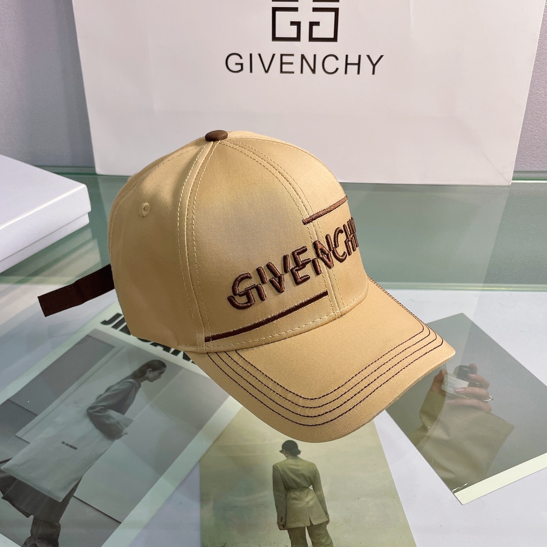GIVENCHYジバンシィ ラッピング偽物 キャップ かぶり心地を追求したコットンキャップ ブラウン_5