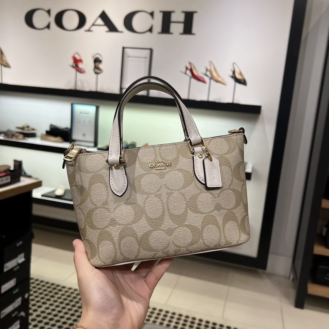 COACHメンズ コーチバッグスーパーコピー バッグ 牛革 レザー 斜め掛けバッグ ファッション 人気新作 杏色_5