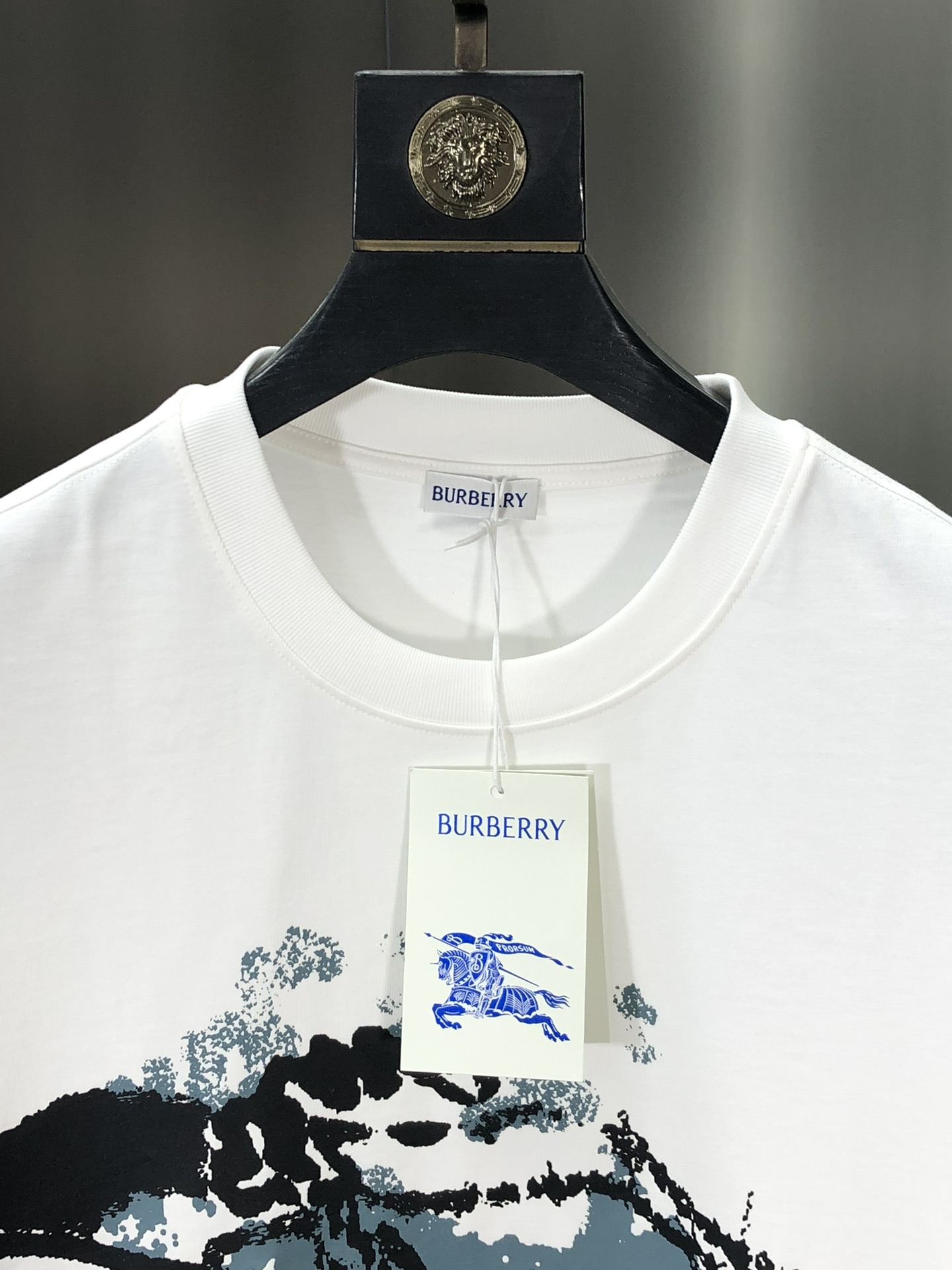 バーバリー n級品 コピー 半袖 Tシャツ コットン ホワイト 柔らかい 花柄_3