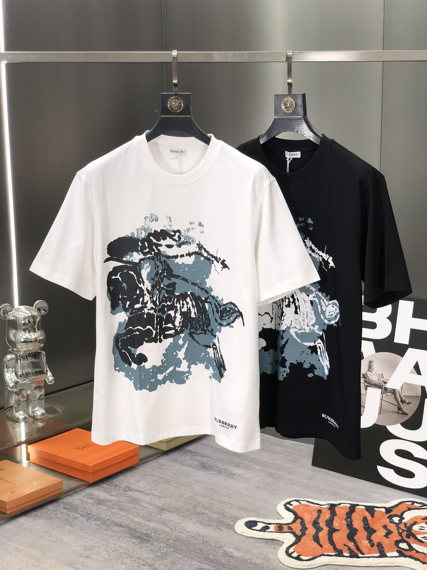 バーバリー n級品 コピー 半袖 Tシャツ コットン ホワイト 柔らかい 花柄_6