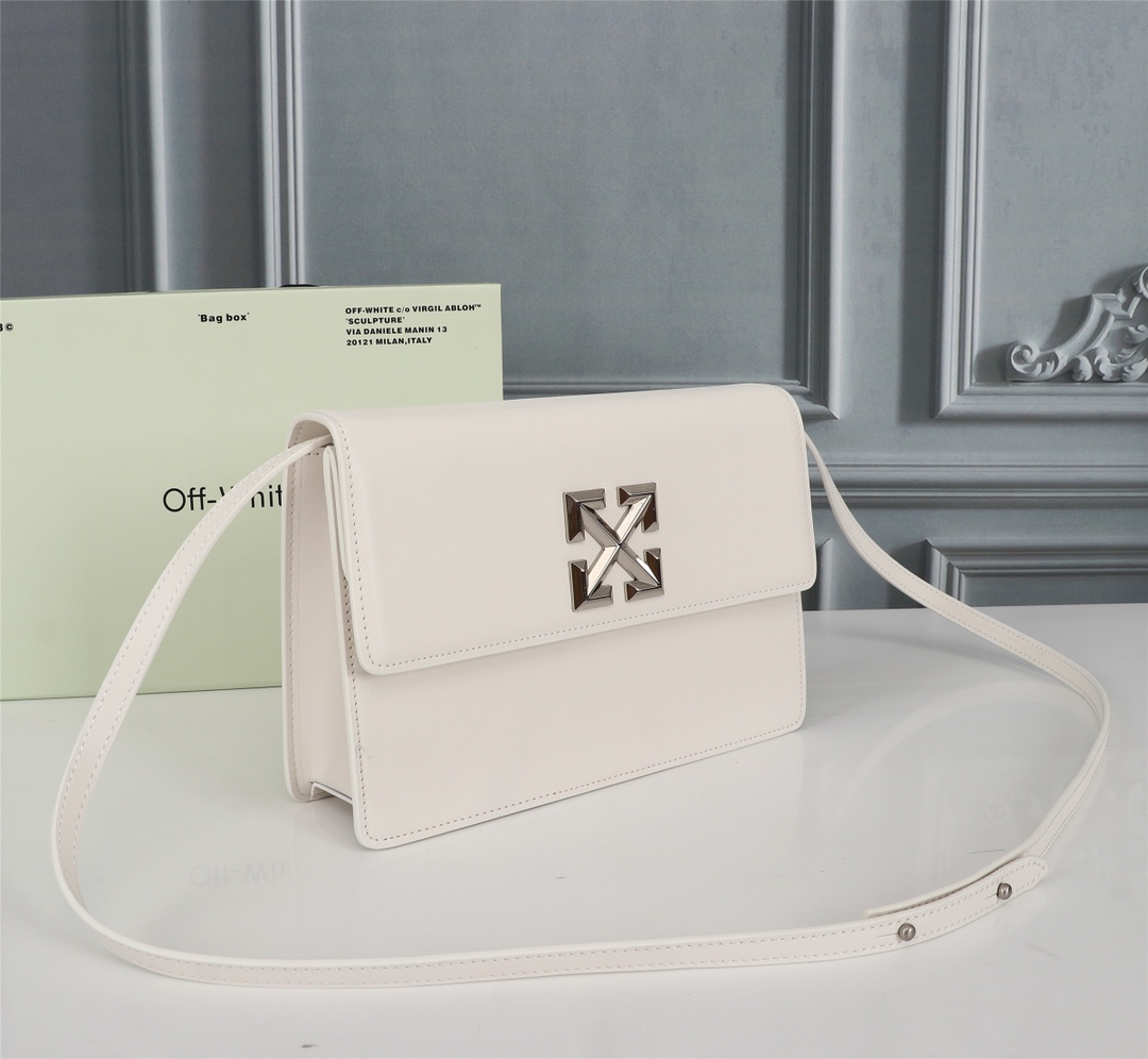 OFFWHITEオフホワイト サコッシュ激安通販人気販売 斜めがけバッグ シンプル 軽量 バッグ レディース ホワイト_2