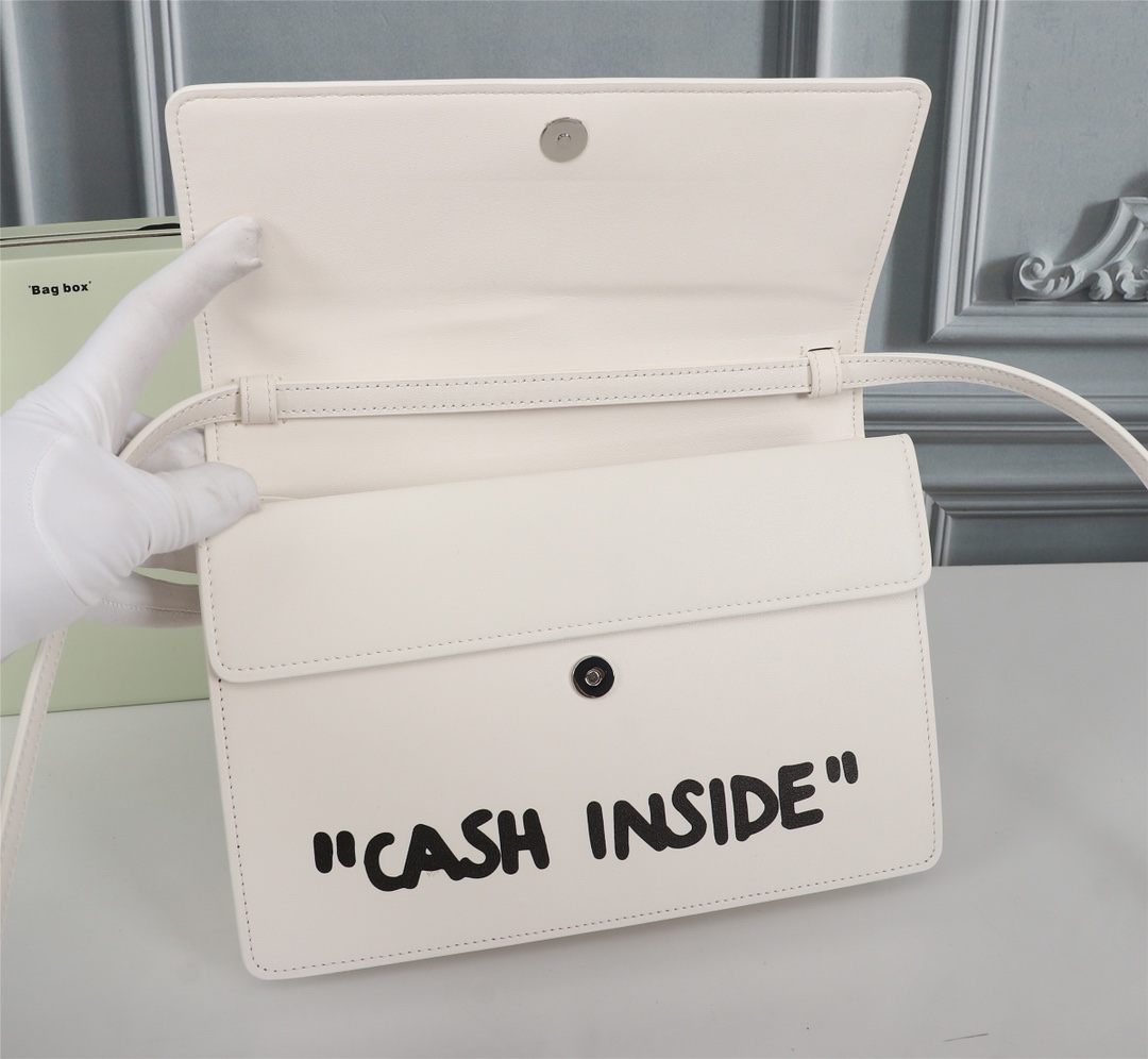 OFFWHITEオフホワイト ショルダーバックＮ級品 人気販売 斜めがけバッグ  軽量 バッグ レディース ファッション ブホワイト_7