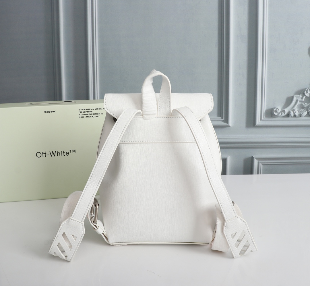 OFFWHITEショルダーバッグ オフホワイトコピー バックバッグ 軽量 リュック 通学 大人 おしゃれ ホワイト_3