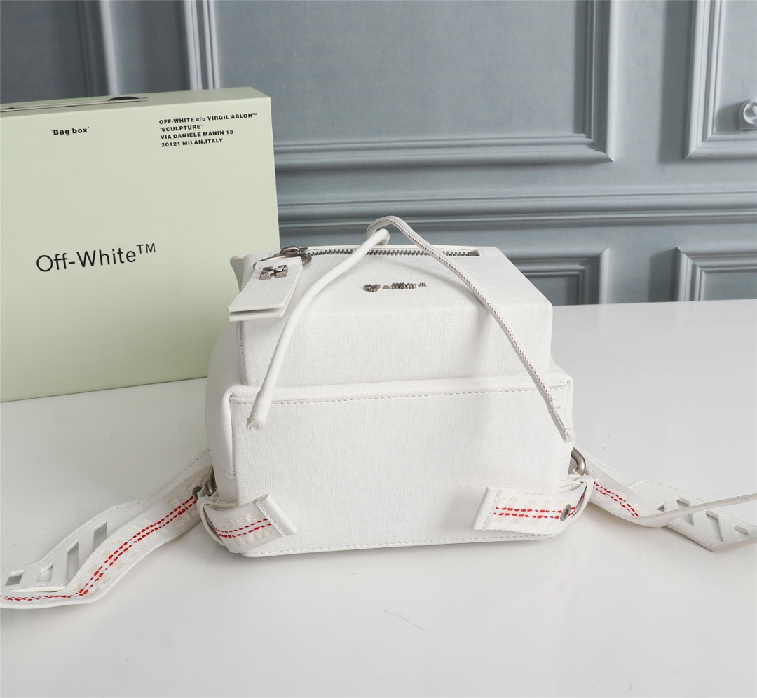 OFFWHITEショルダーバッグ オフホワイトコピー バックバッグ 軽量 リュック 通学 大人 おしゃれ ホワイト_4