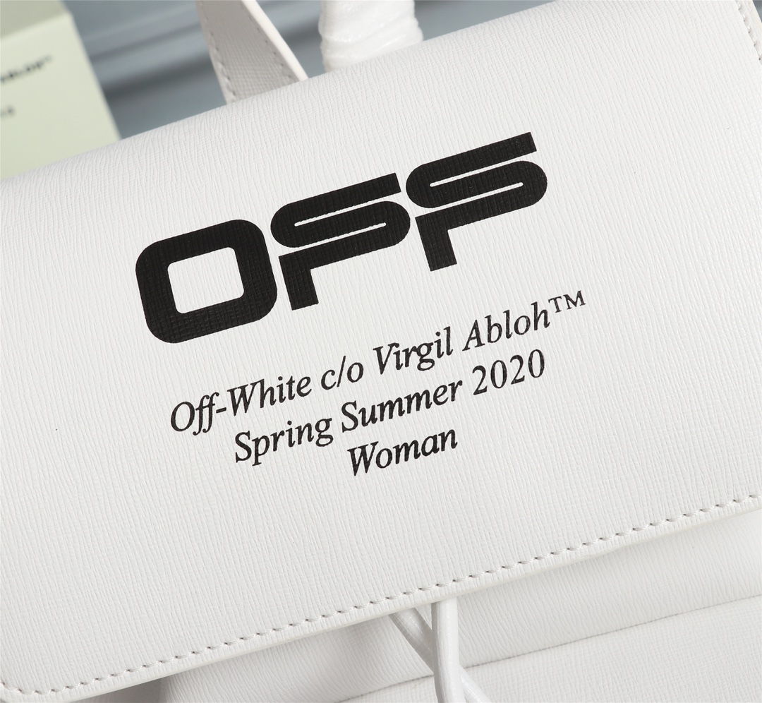 OFFWHITEショルダーバッグ オフホワイトコピー バックバッグ 軽量 リュック 通学 大人 おしゃれ ホワイト_5