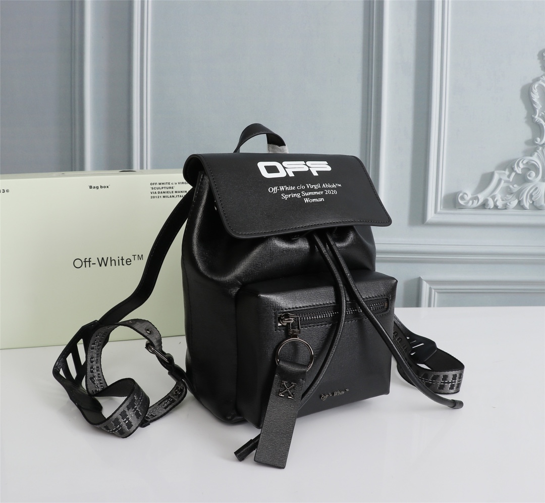 OFFWHITEオフホワイト ミニバッグスーパーコピー バックバッグ 軽量 リュック 通学 大人 おしゃれ ブラック_2