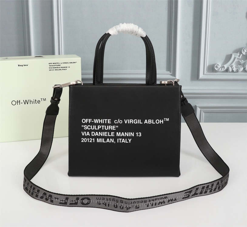 OFFWHITEバッグ オフホワイトＮ級品 シンプル 人気定番豊富な斜め掛けバッグ 持ちバッグ プリント レディース ブラック_3