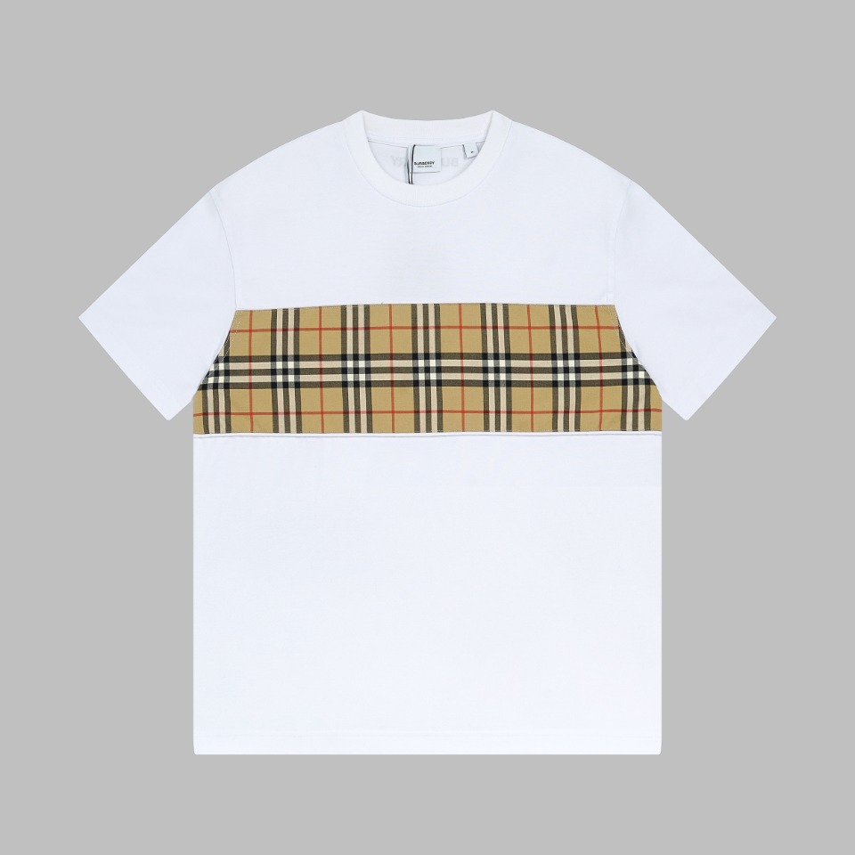バーバリー 激安通販 コピー 半袖 Tシャツ コットン ホワイト 柔らかい 花柄_1