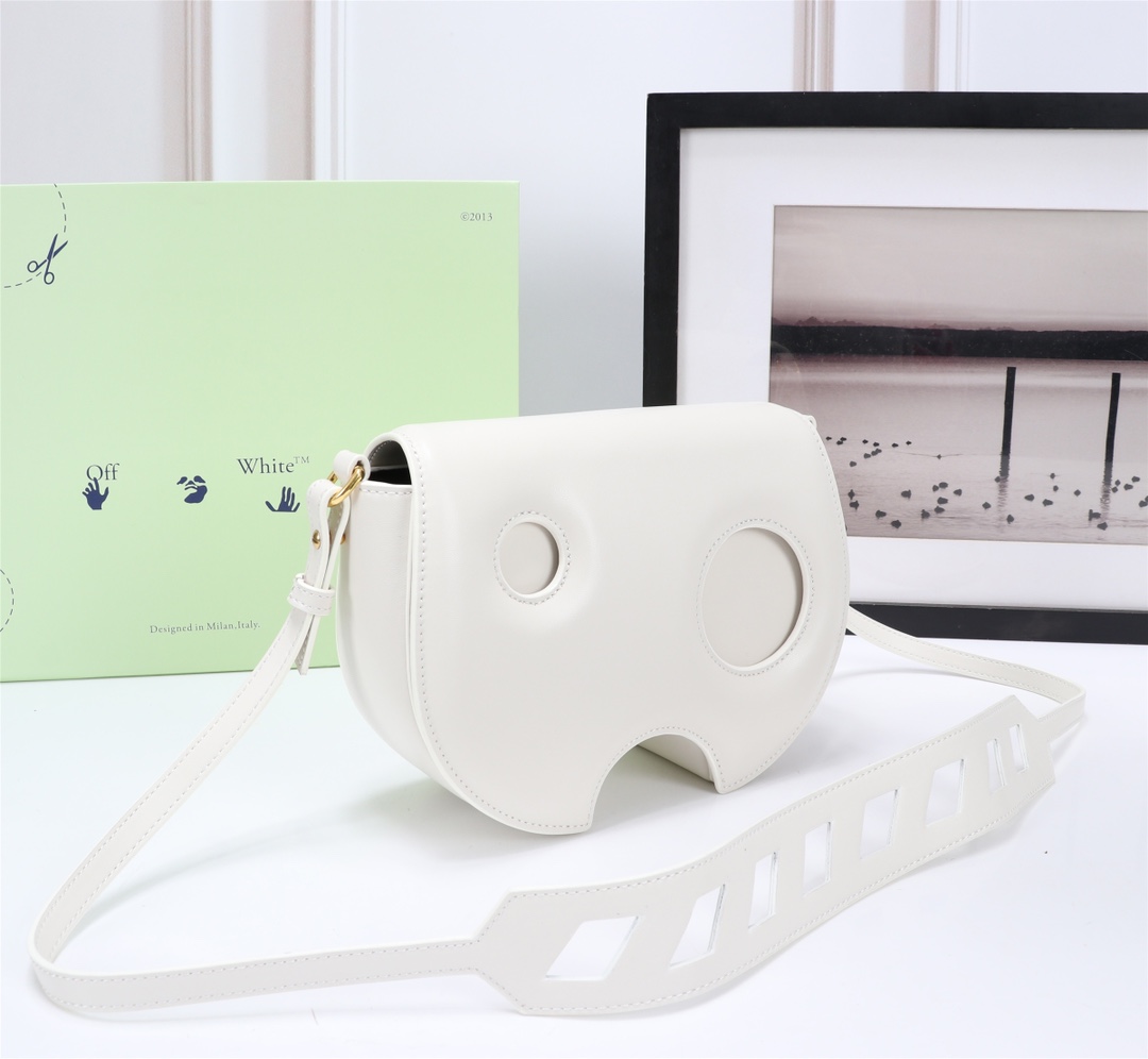 OFFWHITEオフホワイト ハンドバッグＮ級品 春夏新作 斜め掛けバッグ レディース ファッション シンプル ホワイト_2