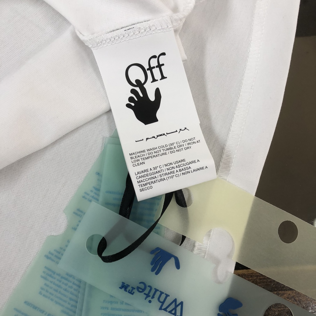OFFWHITEtシャツ オフホワイトスーパーコピー 純綿 カップル 今季欲しい トップス ゆったり カジュアル 日常 ホワイト_7