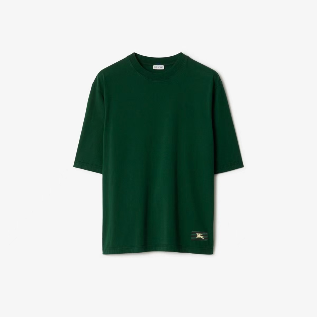 バーバリー n級品 コピー 半袖 Tシャツ コットン ブラック 柔らかい 花柄_1
