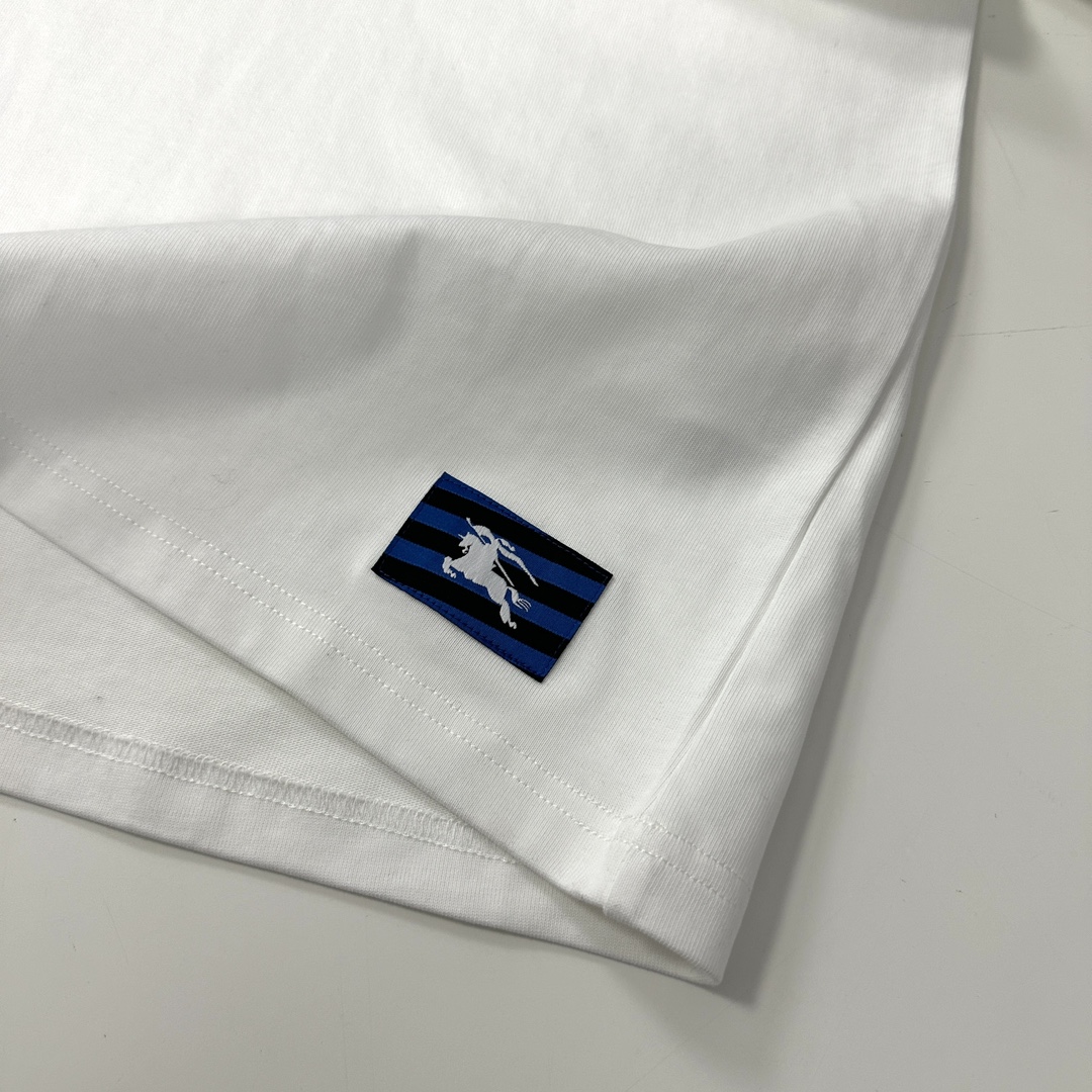 バーバリー 激安通販 コピー 半袖 Tシャツ コットン ホワイト 柔らかい 花柄_3