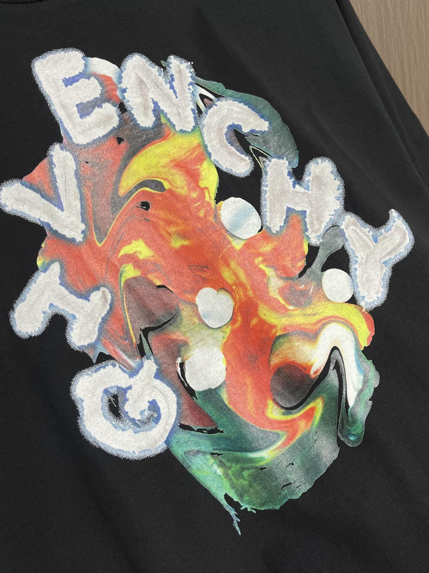 2024定番人気 ジバンシィ服激安通販 純綿 トップス tシャツ プリント 短袖 ファッション ブラック_5