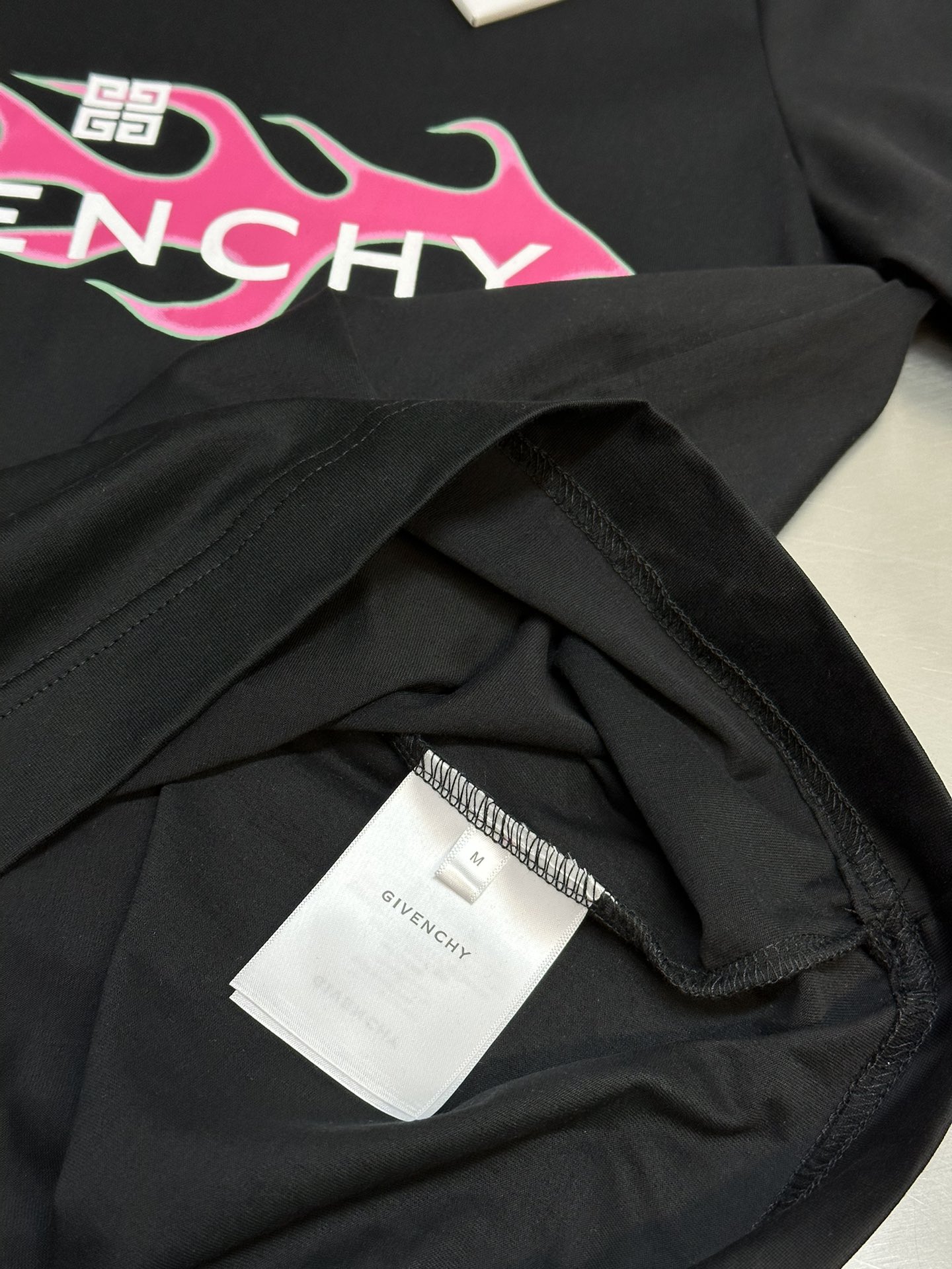 爽やかな ジバンシィ シャツＮ級品 純綿 トップス ロゴプリント 短袖Tシャツ 人気品 シンプル ブラック_8