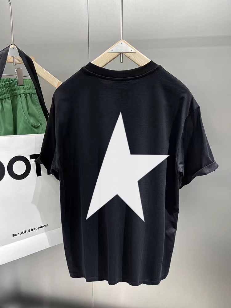 HOT 2024夏の定番 ジバンシィ tシャツ レディースＮ級品 純綿 トップス 短袖 シンプル 星 プリント ブラック_3