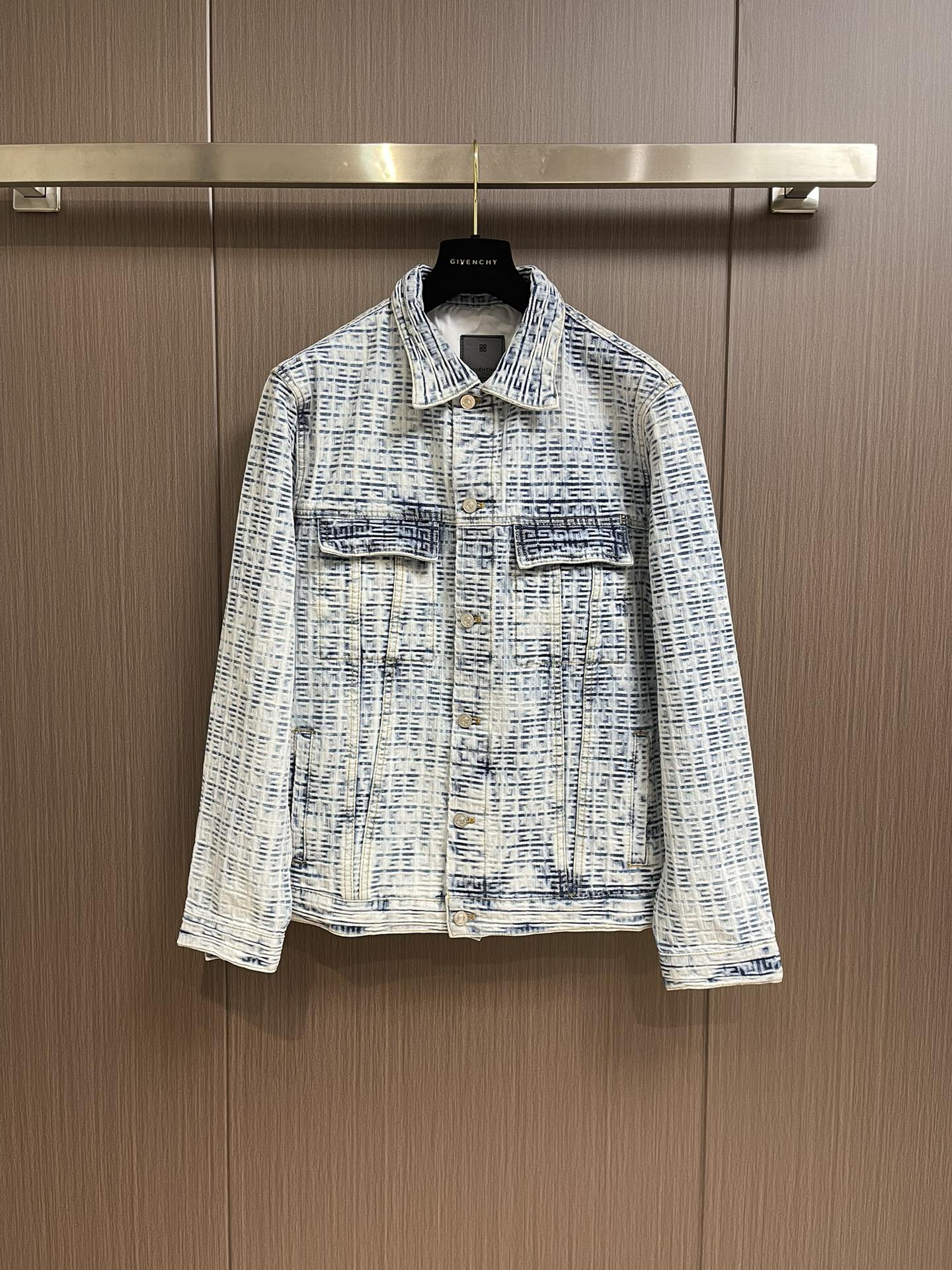 限定販売 最高品質 ジバンシィ服コピー トップス ジャケット デニム プリント 人気新品 ファッション ホワイト_1