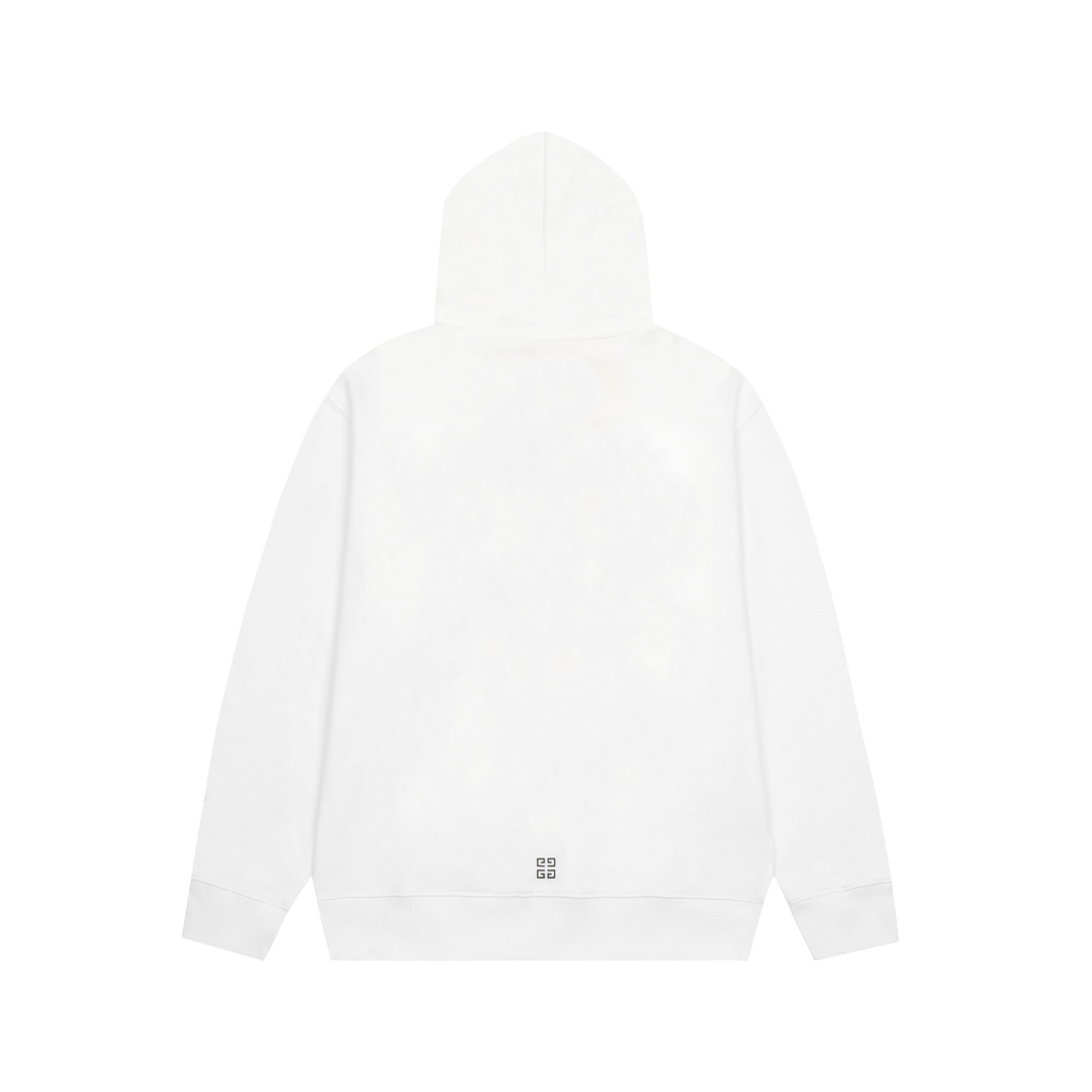 限定セール低価 ジバンシィ服偽物 トップス パーカー フード付き 純綿 ファッション 人気 シンプル ホワイト_3