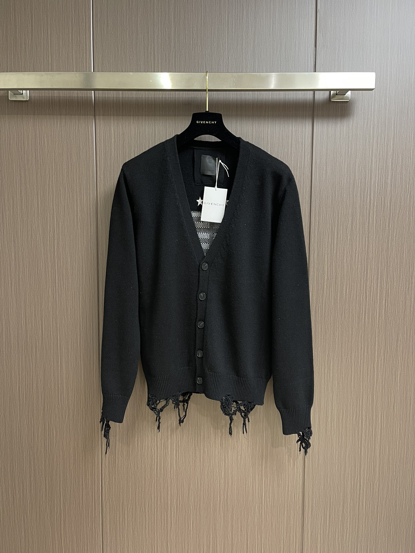 魅せる ジバンシー セーター メンズコピー ニット トップス 暖かい 人気新品 柔らかい ブラック_1