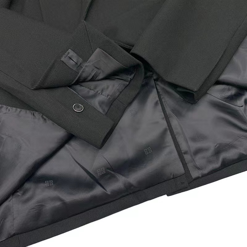 超レア激得 ジバンシィ服スーパーコピー メンズ スーツ スリーピース ビジネス トップス 1点 パーティー ファッション ブラック_7