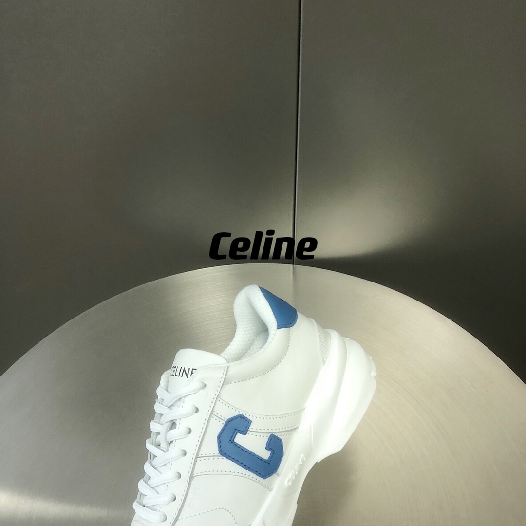 セリーヌ CELINE限定 スーパーコピー シューズ ホワイト レザー 歩きやすい 高級_3