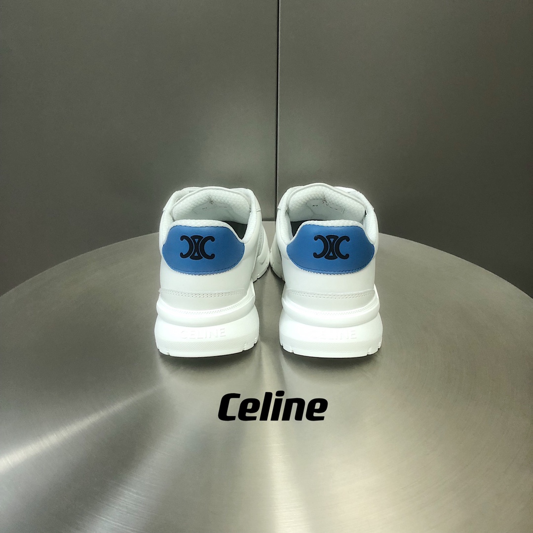 セリーヌ CELINE限定 スーパーコピー シューズ ホワイト レザー 歩きやすい 高級_4