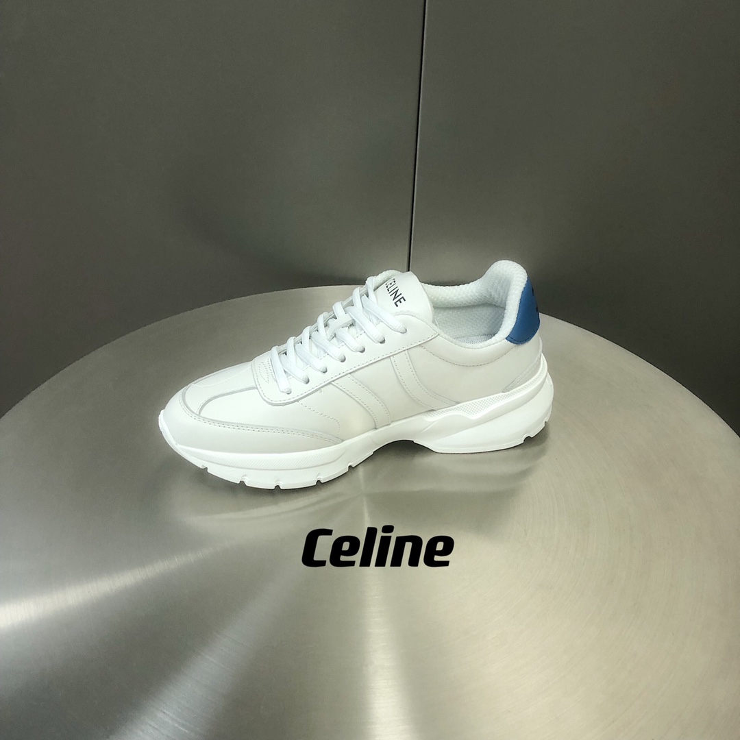 セリーヌ CELINE限定 スーパーコピー シューズ ホワイト レザー 歩きやすい 高級_6