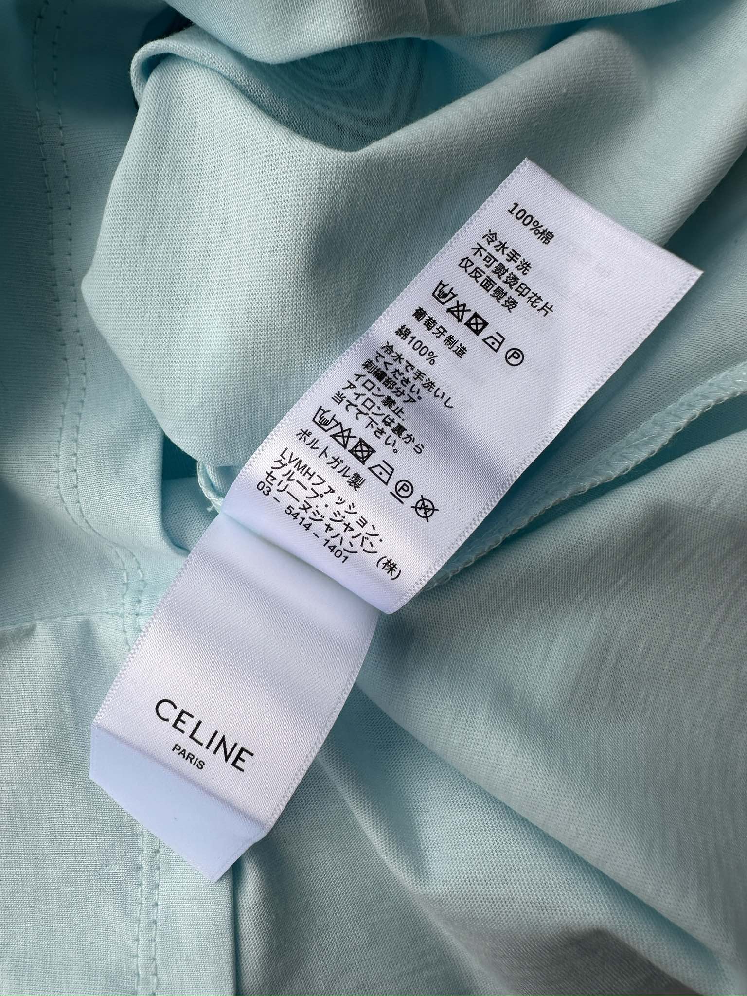 セリーヌ 半袖Ｎ級品 トップス 短袖tシャツ 春夏新品 プリント シンプル カジュアル 日常服 ブルー_7