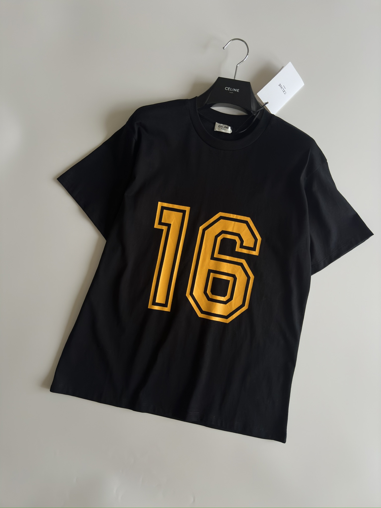 celine セリーヌ 半袖 シャツ激安通販 トップス tシャツ 純綿 プリント シンプル 品質保証 ブラック_2
