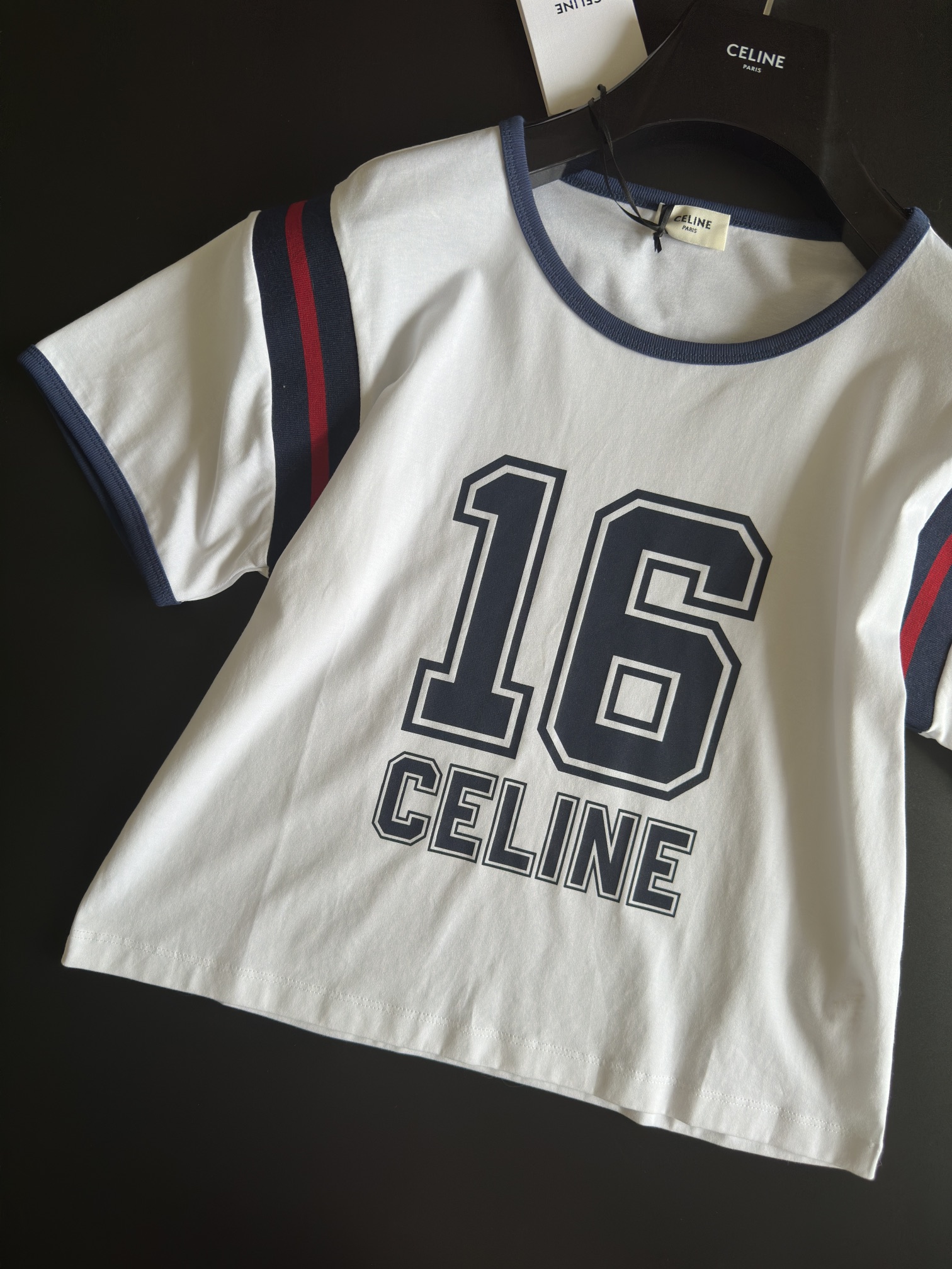 celineセリーヌ フィービー シャツ偽物 トップス 無袖 純綿 tシャツ 爽やか 夏新品 柔らかい ブラック_2
