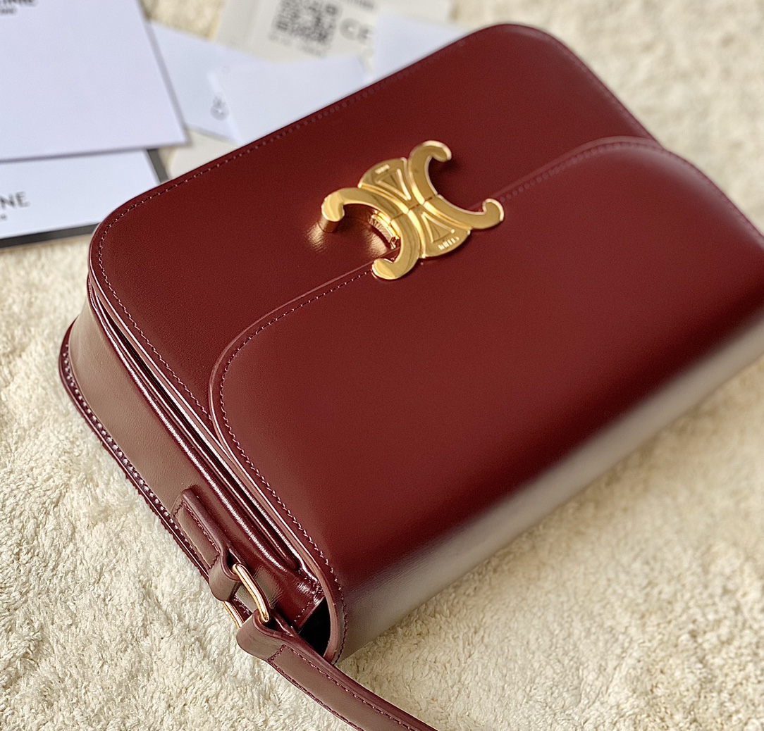 シンプル印象になって セリーヌバッグ 傷Ｎ級品 人気 斜め掛けバッグ 牛革 レザー レディース レッド_3