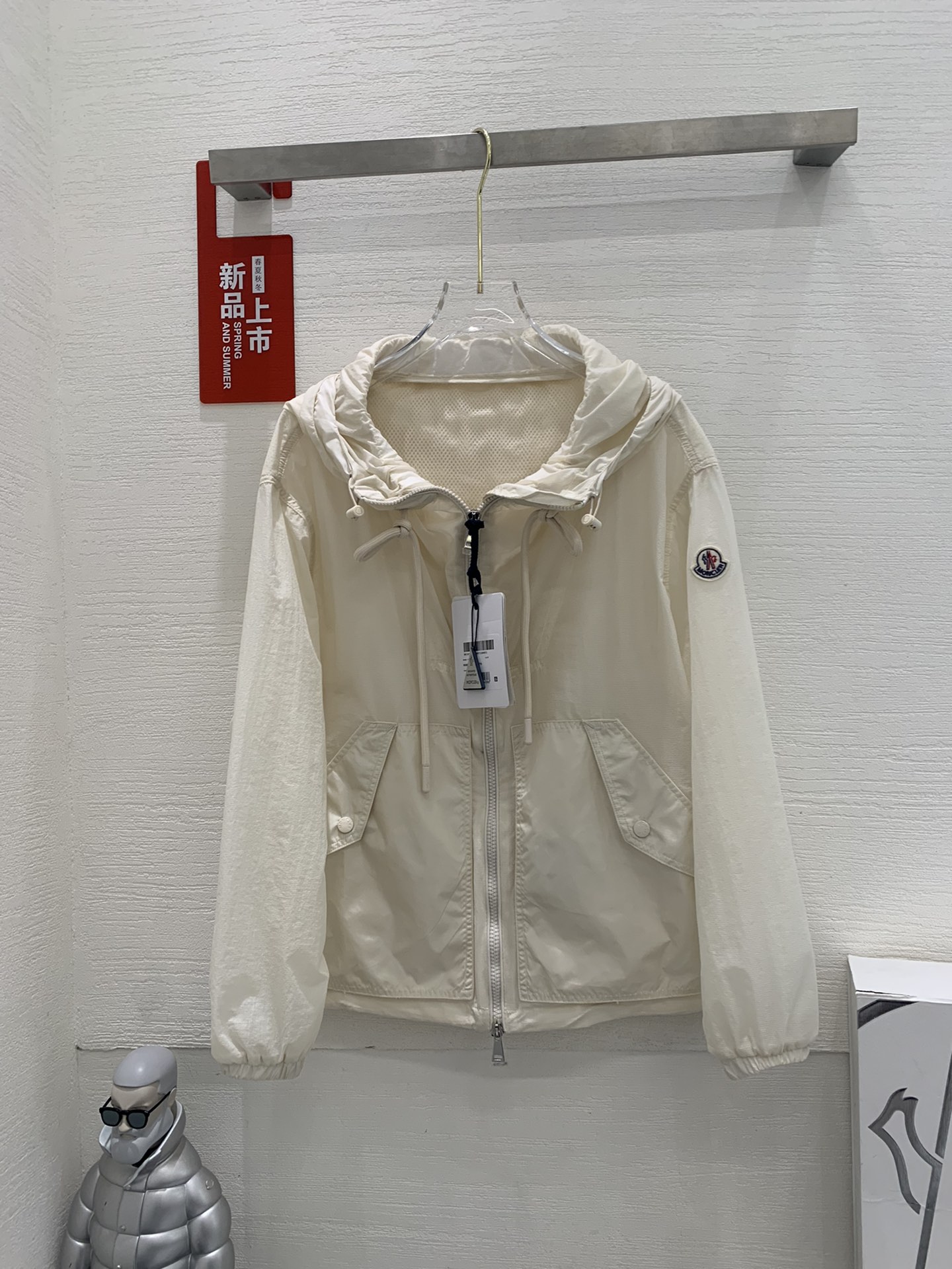 モンクレールといえば偽物 ジャケット トップス アウター 軽量 防水 シンプル 防風 ファッション 杏色_2