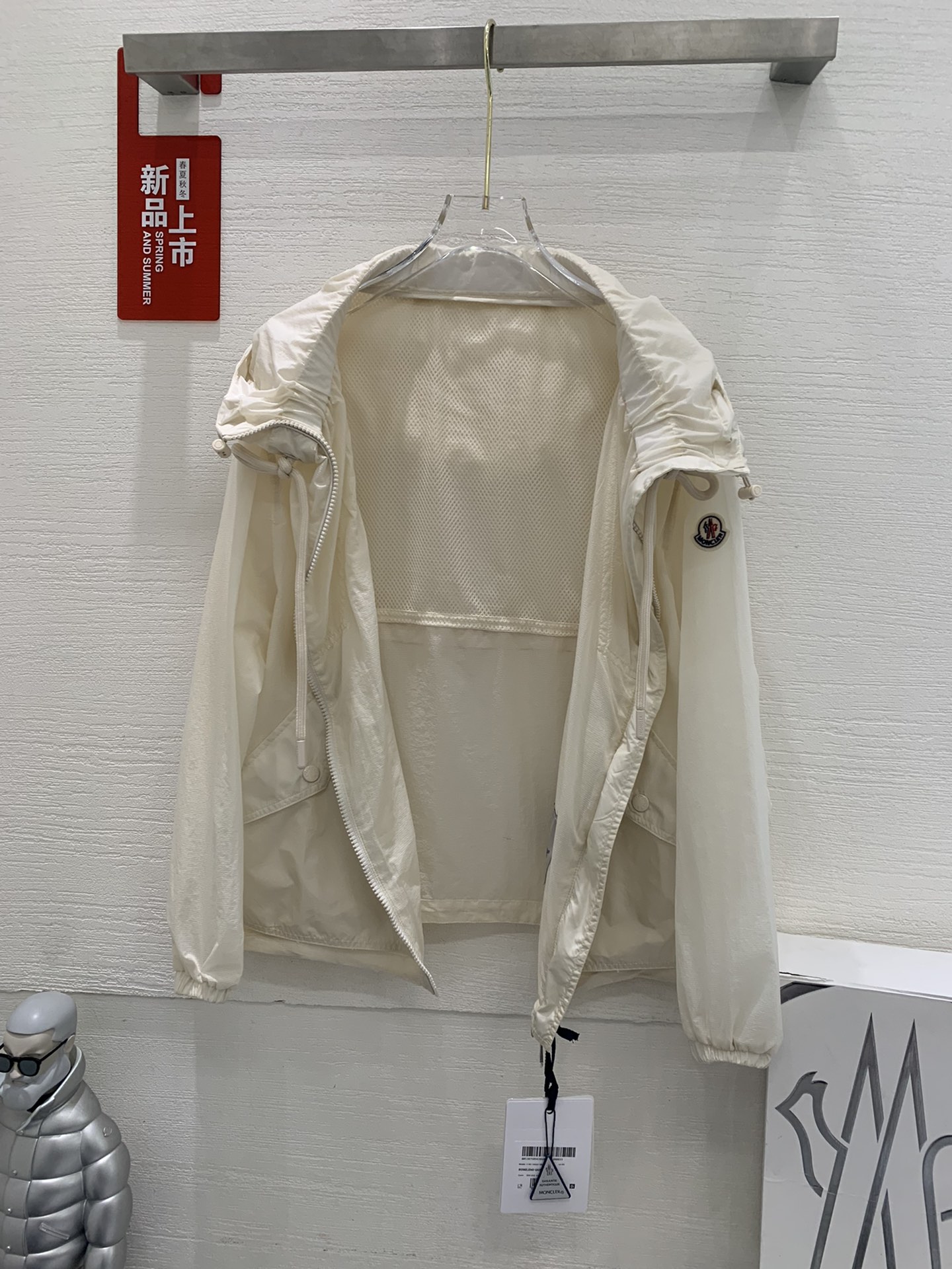 モンクレールといえば偽物 ジャケット トップス アウター 軽量 防水 シンプル 防風 ファッション 杏色_8