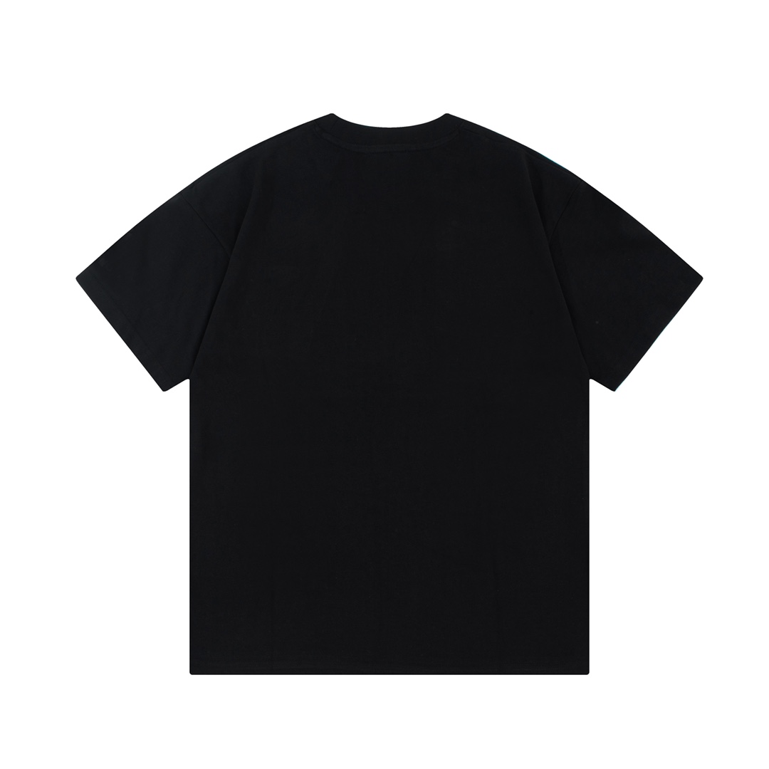 フェンディ 激安通販 コピー 半袖 Tシャツ コットン ブラック 柔らかい 花柄_4