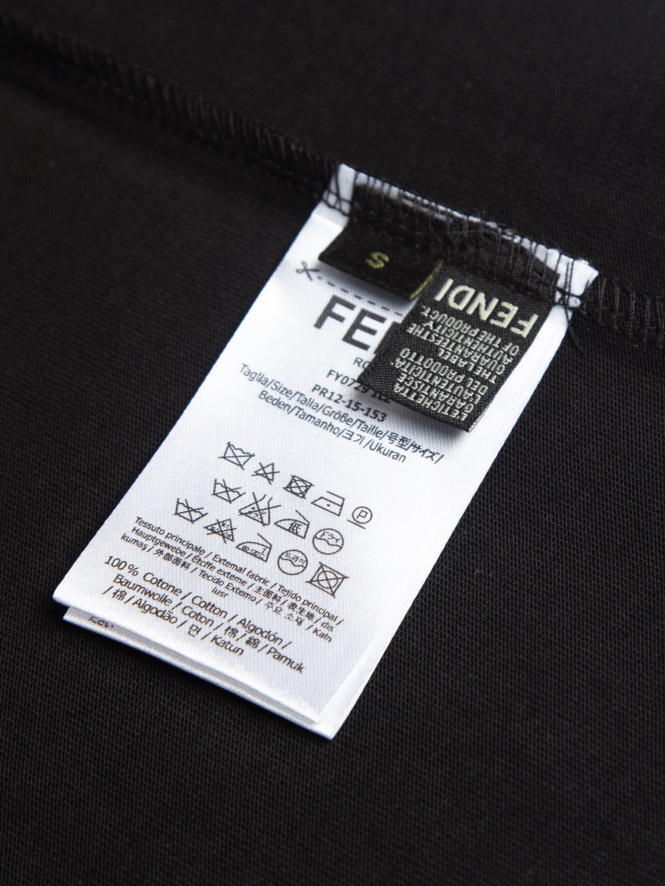 フェンディ 偽物 コピー 半袖 Tシャツ コットン ブラック 柔らかい 花柄_5