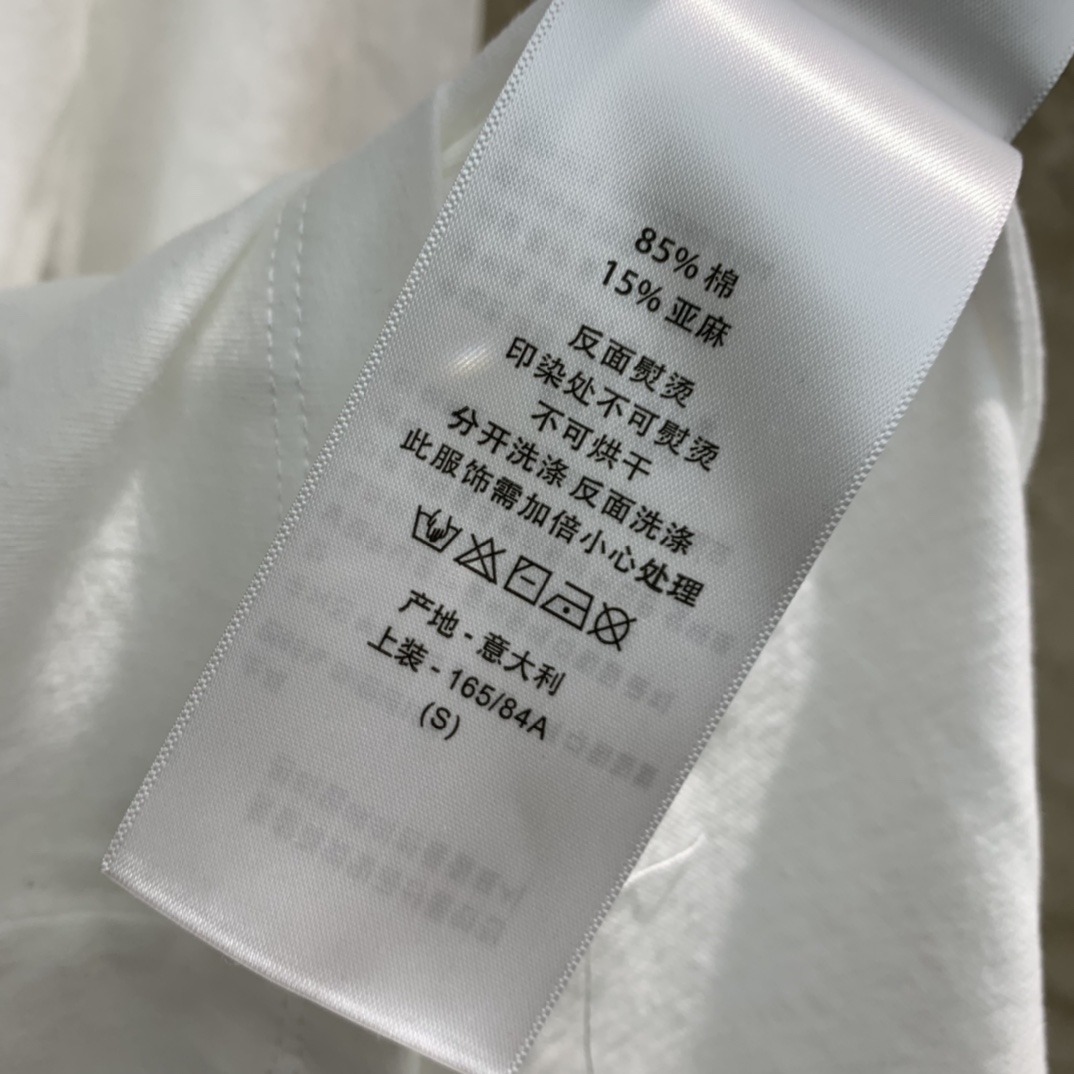 期間限定SALE!! ディオールtシャツヤフオクコピー 短袖 トップス 純綿 シンプル プリント 夏服 ホワイト_8