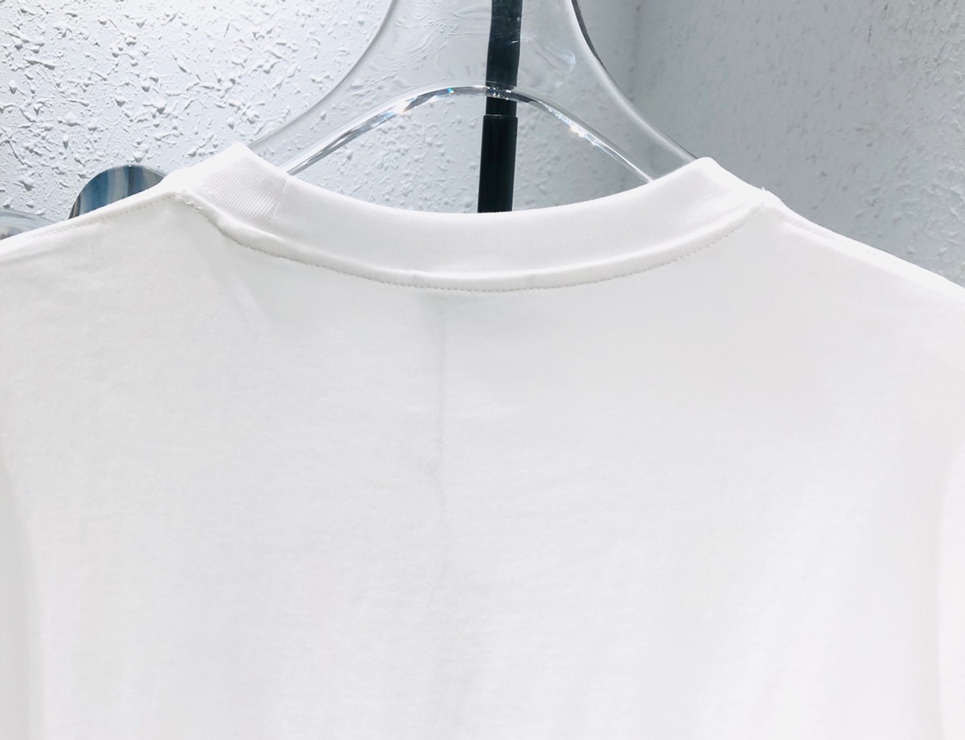超激レア人気新作 ディオール アトリエ tシャツＮ級品 短袖 トップス 純綿 ロゴ刺繍 夏新品 ゆったり 男女兼用 ホワイト_7
